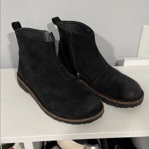 Birkenstock Women Black Boots Sz 40 9.5